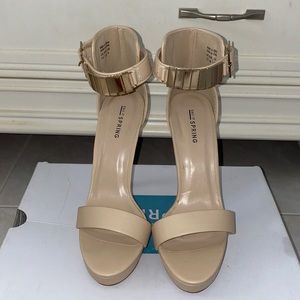 Nude Open Toe Heels